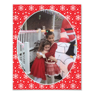 Christmas Kids Personalize Template Frame It Photo Print