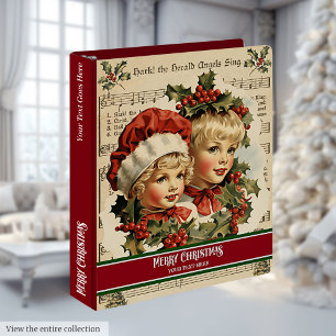 Christmas Kids Ring Binder Personalized Memory