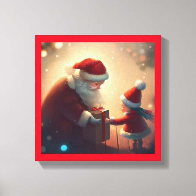 Christmas Kindness 2 Canvas Print (Front)