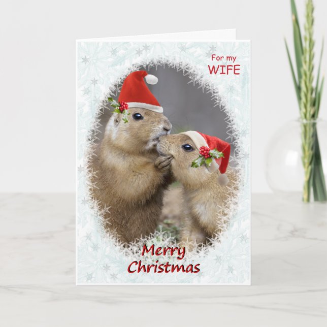 Christmas Kiss Card WIFE (Front)