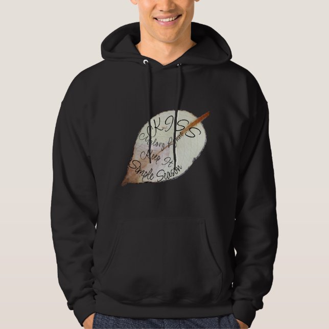 Christmas KISS Keep It Simple Season Leaf Hoodie (Front)