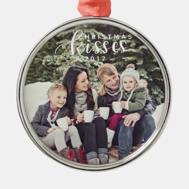 Christmas Kisses Ornament (Front)