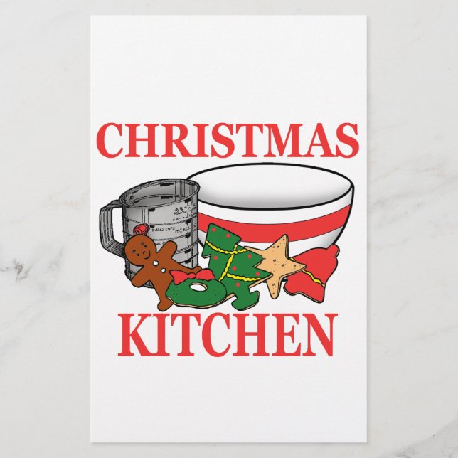 christmas kitchen stationery (Front)
