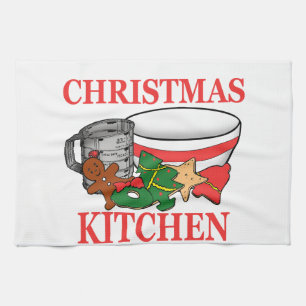 christmas kitchen towel