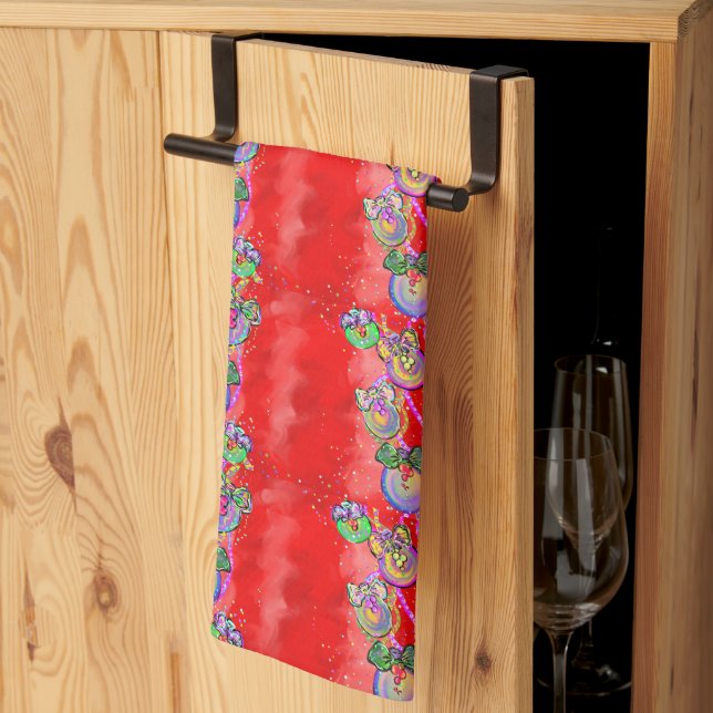 CHRISTMAS      KITCHEN TOWEL (Thirds Fold)