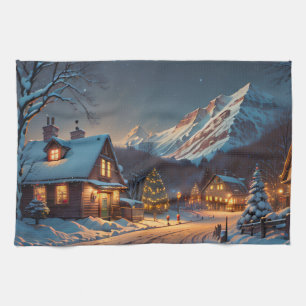 Christmas kitchen towel