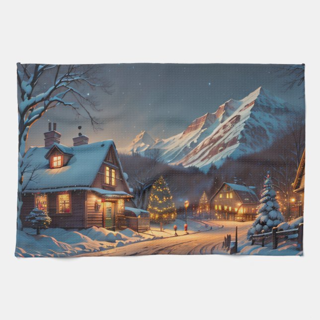 Christmas  kitchen towel (Horizontal)