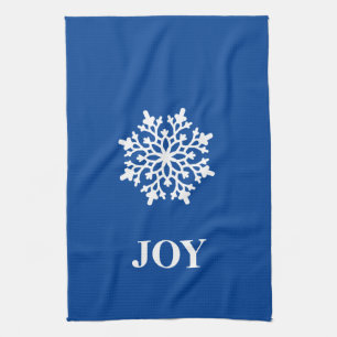 Christmas Kitchen Towel Joy Snowflake