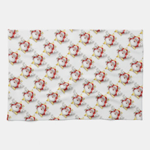 Christmas Kitchen Towel/Santa Towel