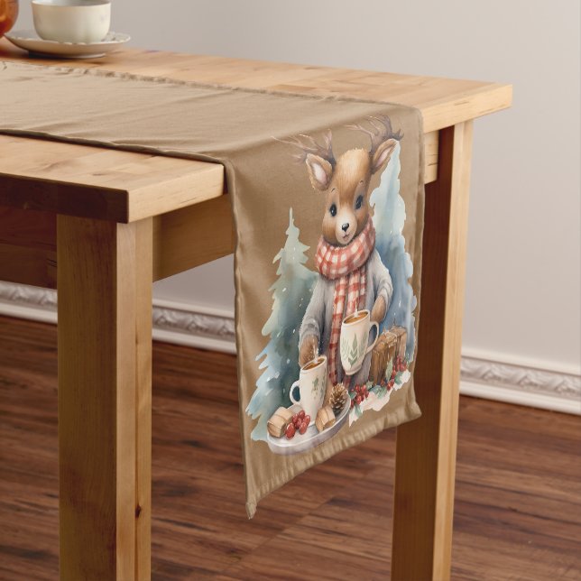 Christmas kitchen vintage table runner  (In Situ)