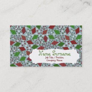 Christmas Kites, business card template