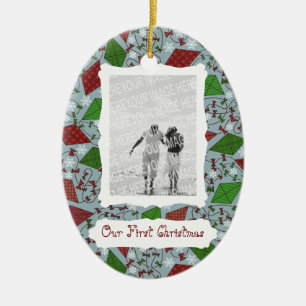 Christmas Kites, photo ornament