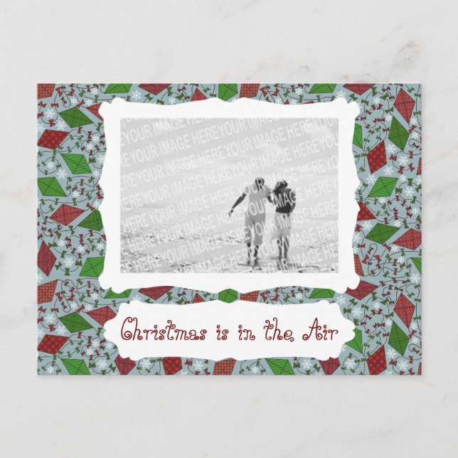 Christmas Kites, photo postcard (Front)