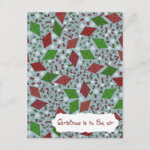 Christmas Kites, postcard