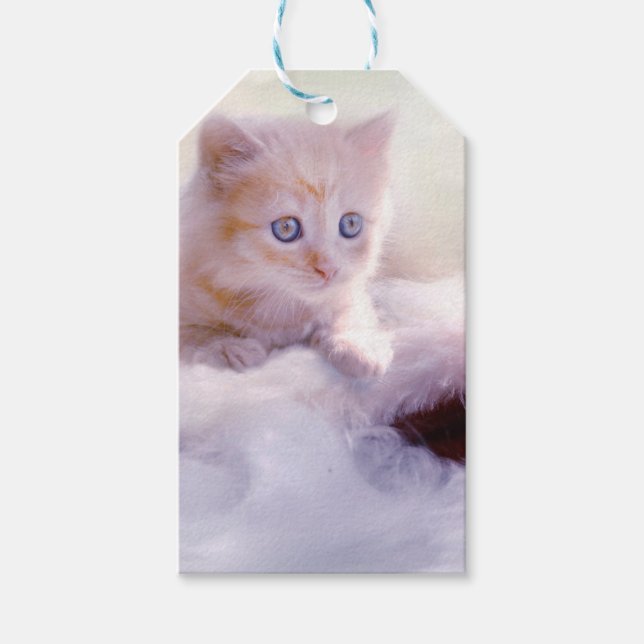 Christmas Kitten Gift Tags (Front)