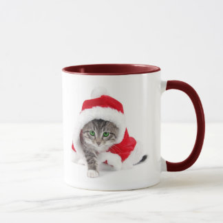 Christmas Kitten Mug