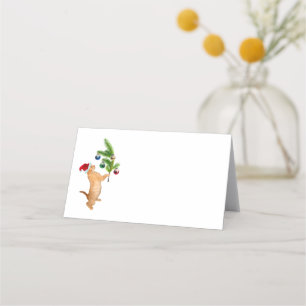 Christmas Kitten Placecards