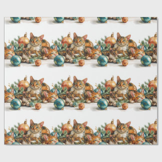 Christmas Kittens Wrapping Paper