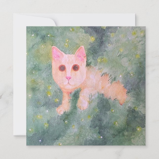 Christmas Kitty Card (Front)