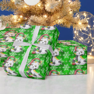 Christmas Kitty Holiday wrapping paper