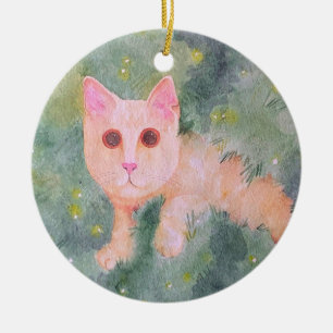 Christmas Kitty Ornament
