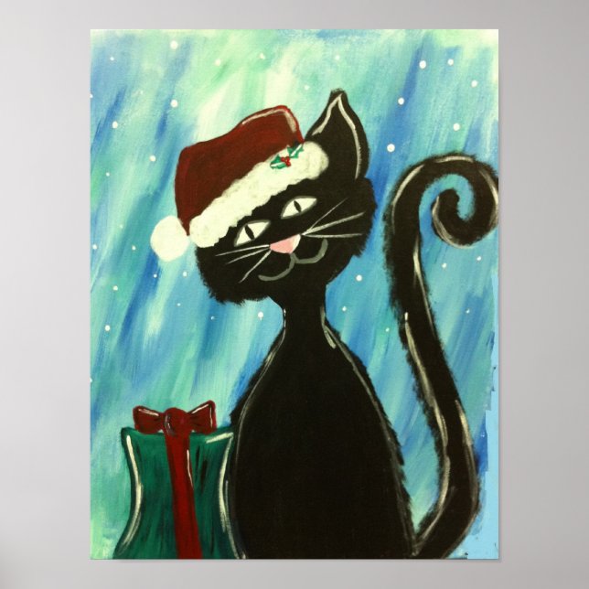 Christmas Kitty Poster (Front)