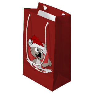 Christmas koala cartoon small gift bag