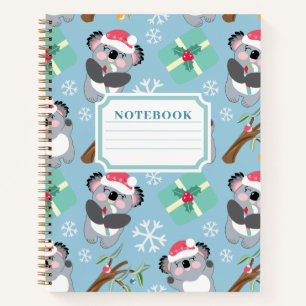 Christmas Koala Notebook