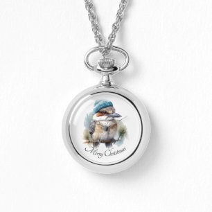 Christmas Kookaburra, customizable Watch