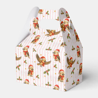 Christmas Kookaburra Watercolour Favor Box