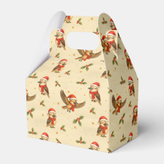 Christmas Kookaburra Watercolour Favor Box