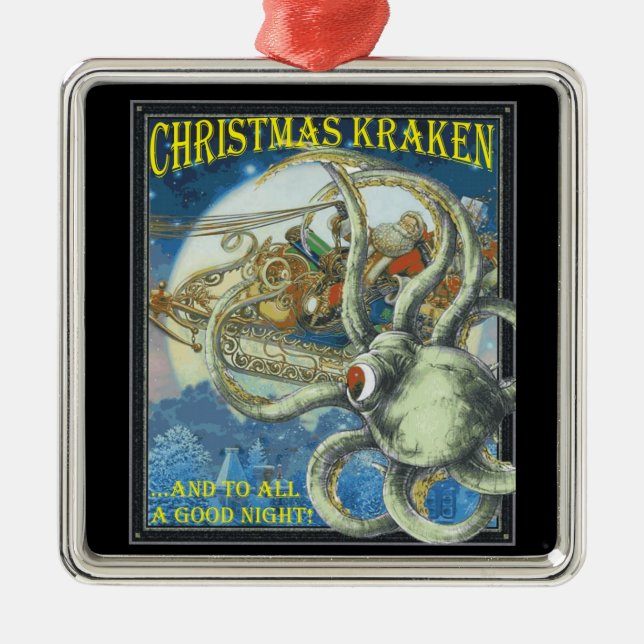 Christmas Kracken Ornament (Front)