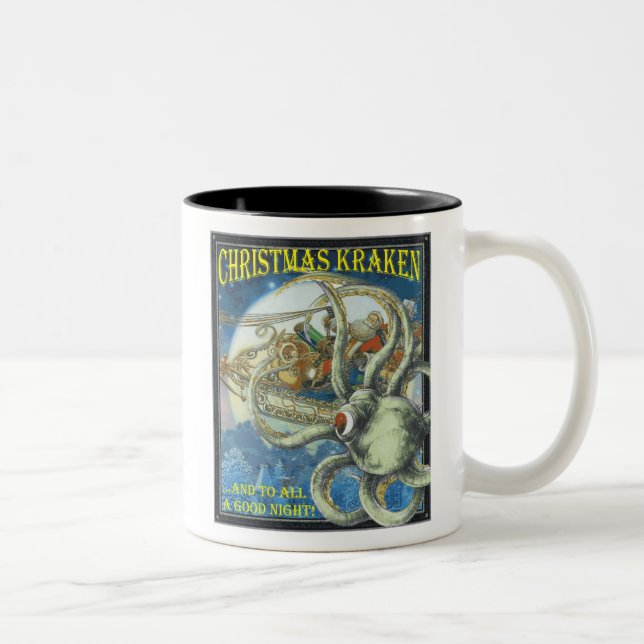 Christmas Kraken Mug (Right)
