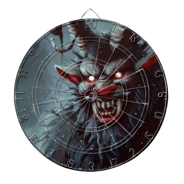 Christmas Krampus (2) Dartboard (Front)