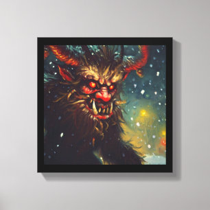 Christmas Krampus 4 Canvas Print