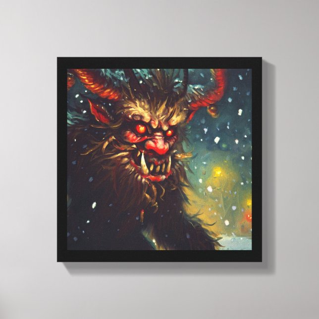 Christmas Krampus 4 Canvas Print (Front)