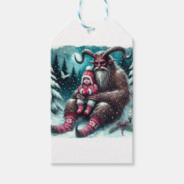 Christmas Krampus Gift Tags