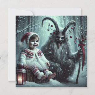 Christmas Krampus Holiday Card