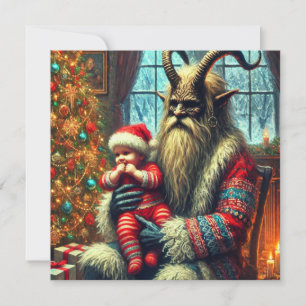 Christmas Krampus Holiday Card