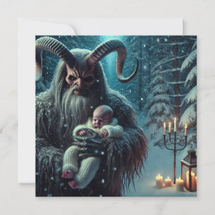 Christmas Krampus Holiday Card