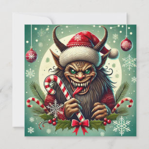 Christmas Krampus Holiday Card
