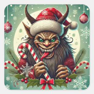 Christmas Krampus Sticker 