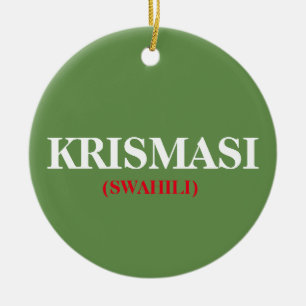 Christmas Krismasi African Christmas Ornament