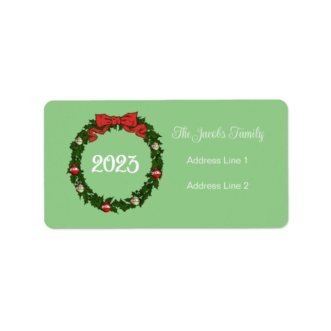 Christmas Label (Front)