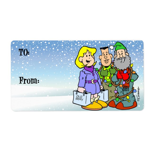 Christmas Label (Front)