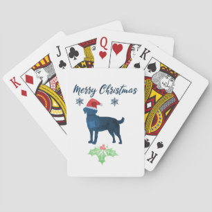 Christmas Labrador Playing Cards