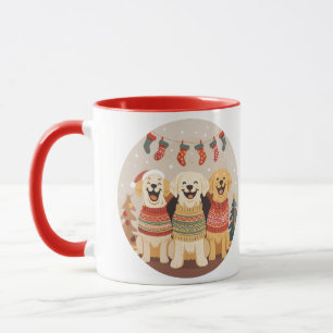 Christmas Labrador Retriever Dogs Mug