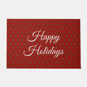 Christmas Lace Pattern Doormat