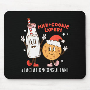 Christmas Lactation Consultant Breastfeeding Educa Mouse Pad