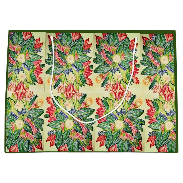 Christmas Large Gift Bag (Front)